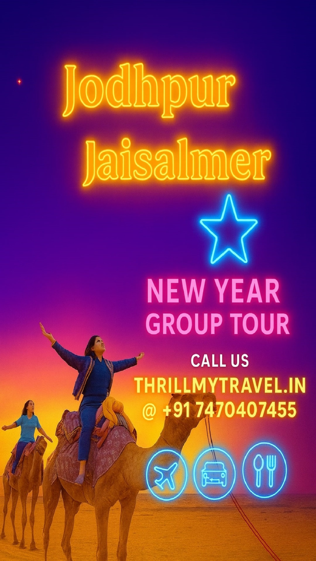 BACKPACKER NEW YEAR JODHPUR,JAISALMER, LONGEWALA