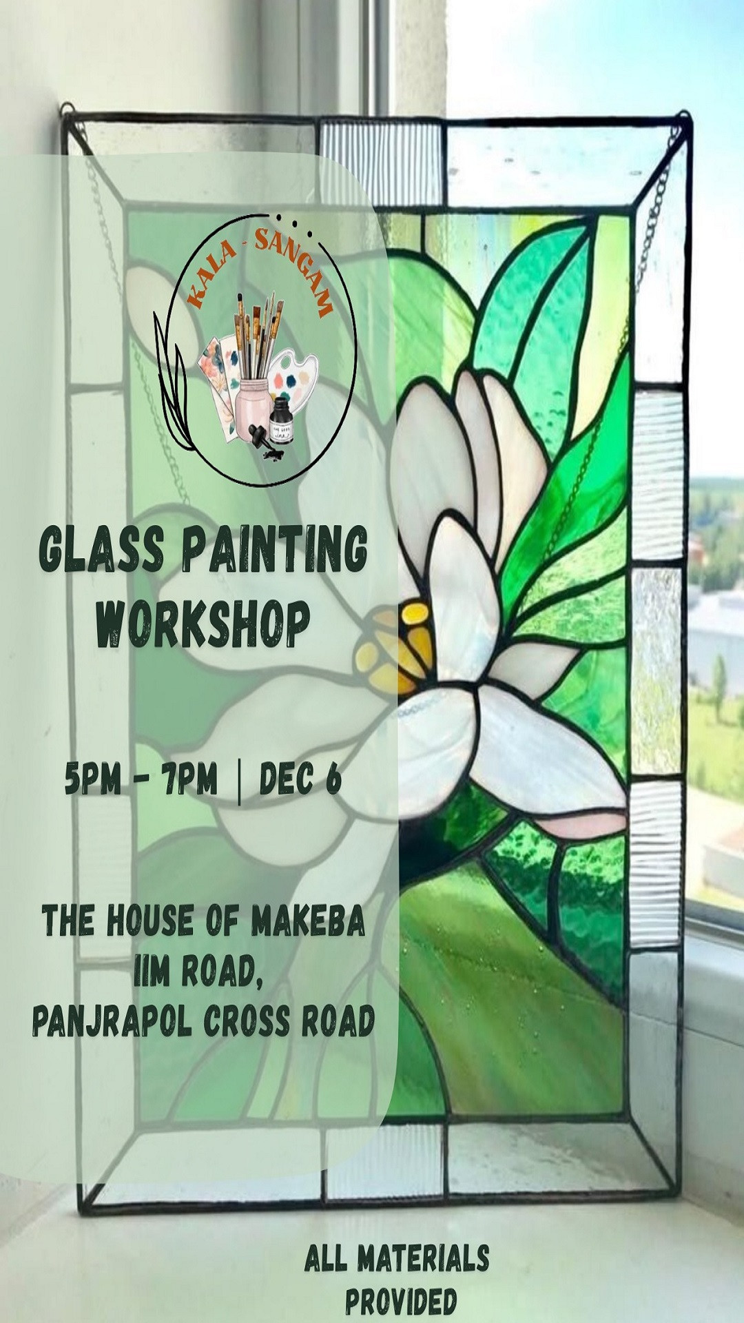 GLASS  PAINTING WORKSHOP