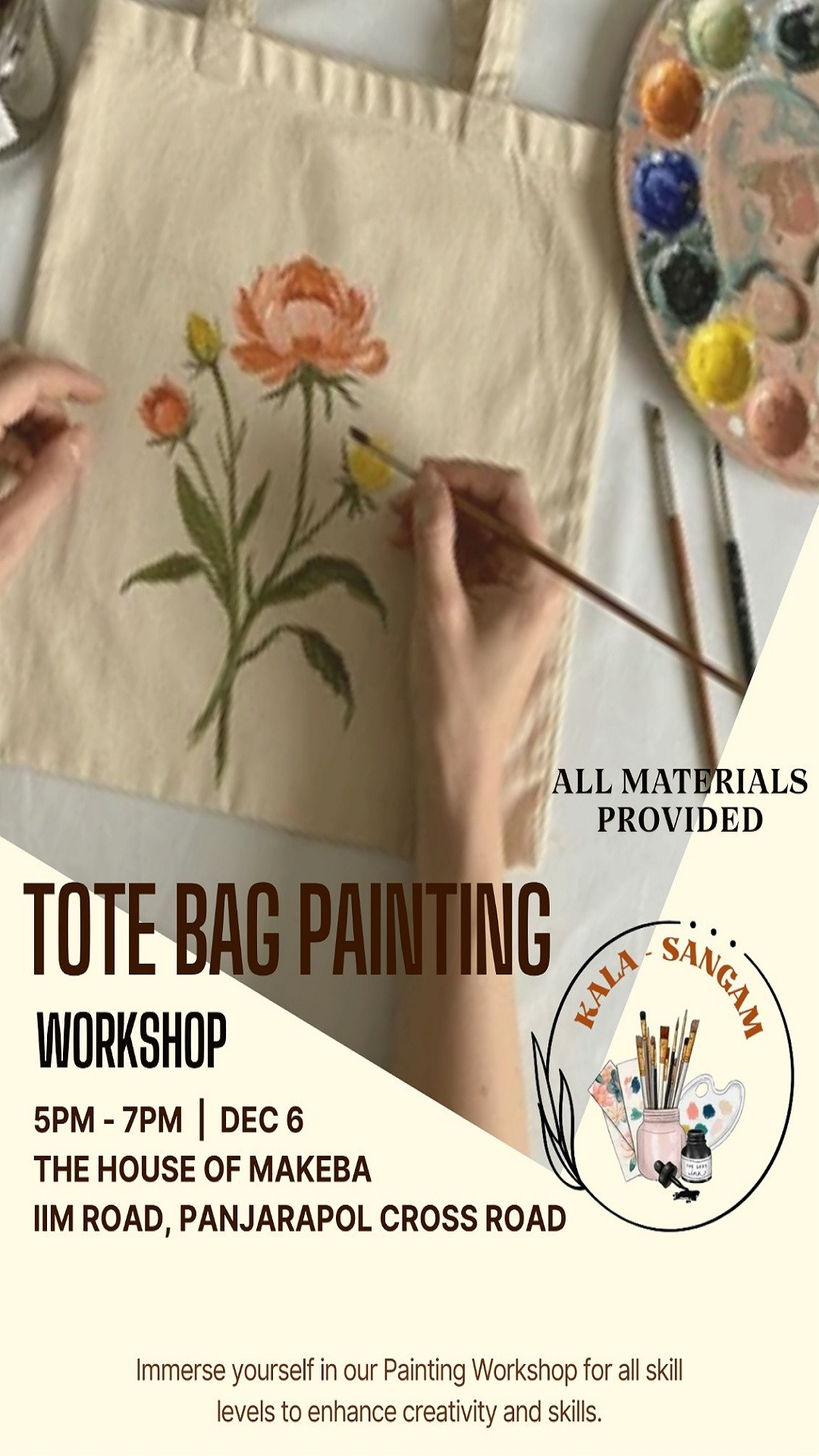 TOTE BAG PAINTING WORKSHOP