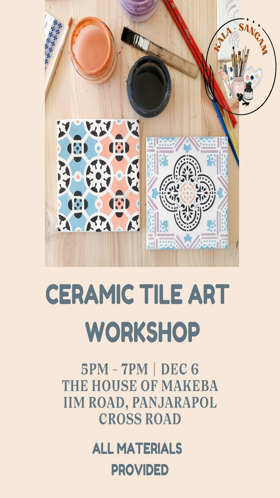 CERAMIC TILE ART WORKSHOP