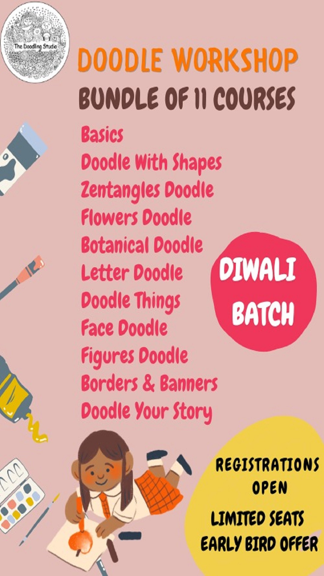Doodle Workshop Bundle Of 11 Courses