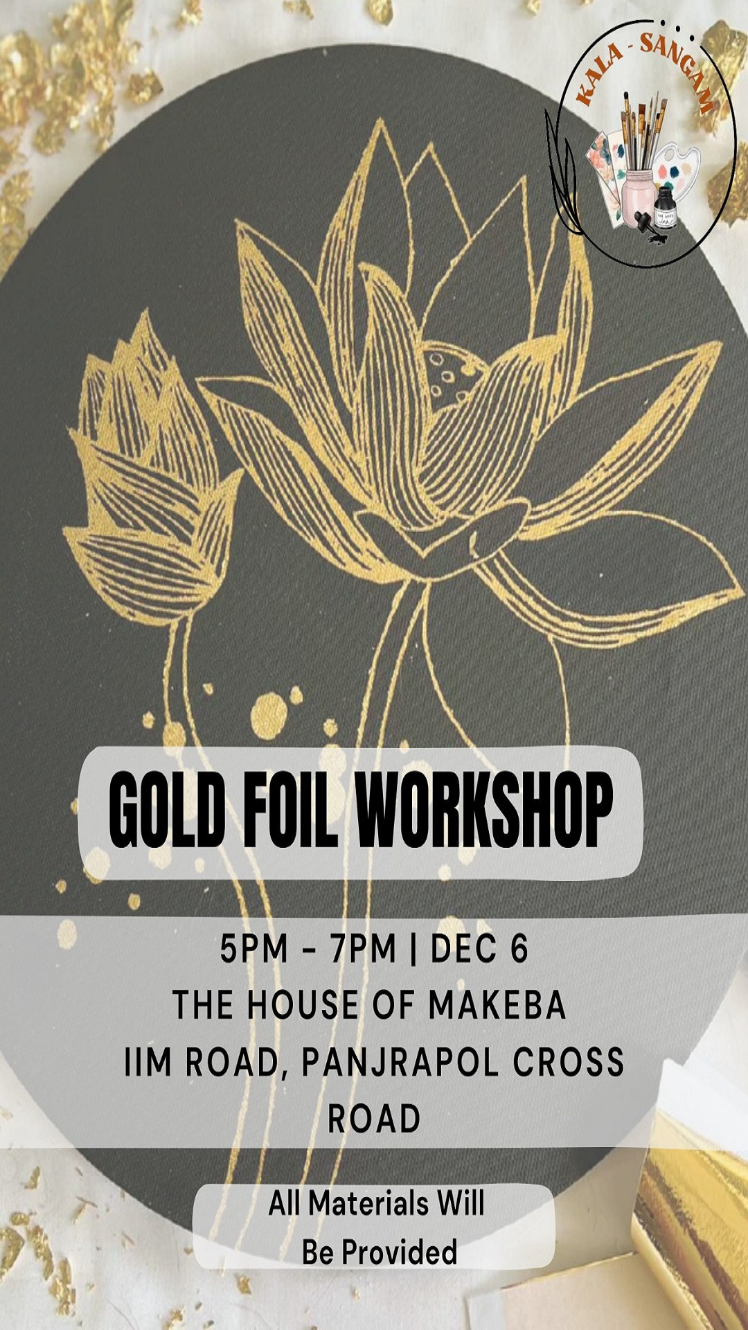 GOLD FOIL PAINTING WORKSHOP