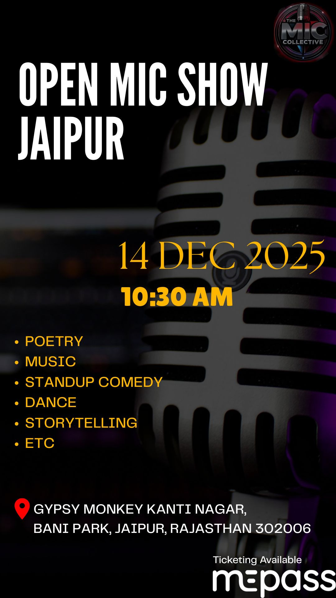 OPEN MIC – Jaipur