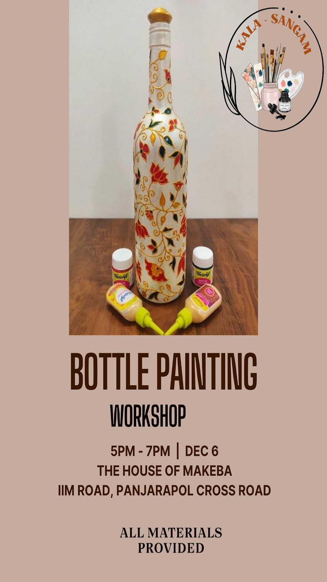 BOTTLE PAINTING WORKSHOP