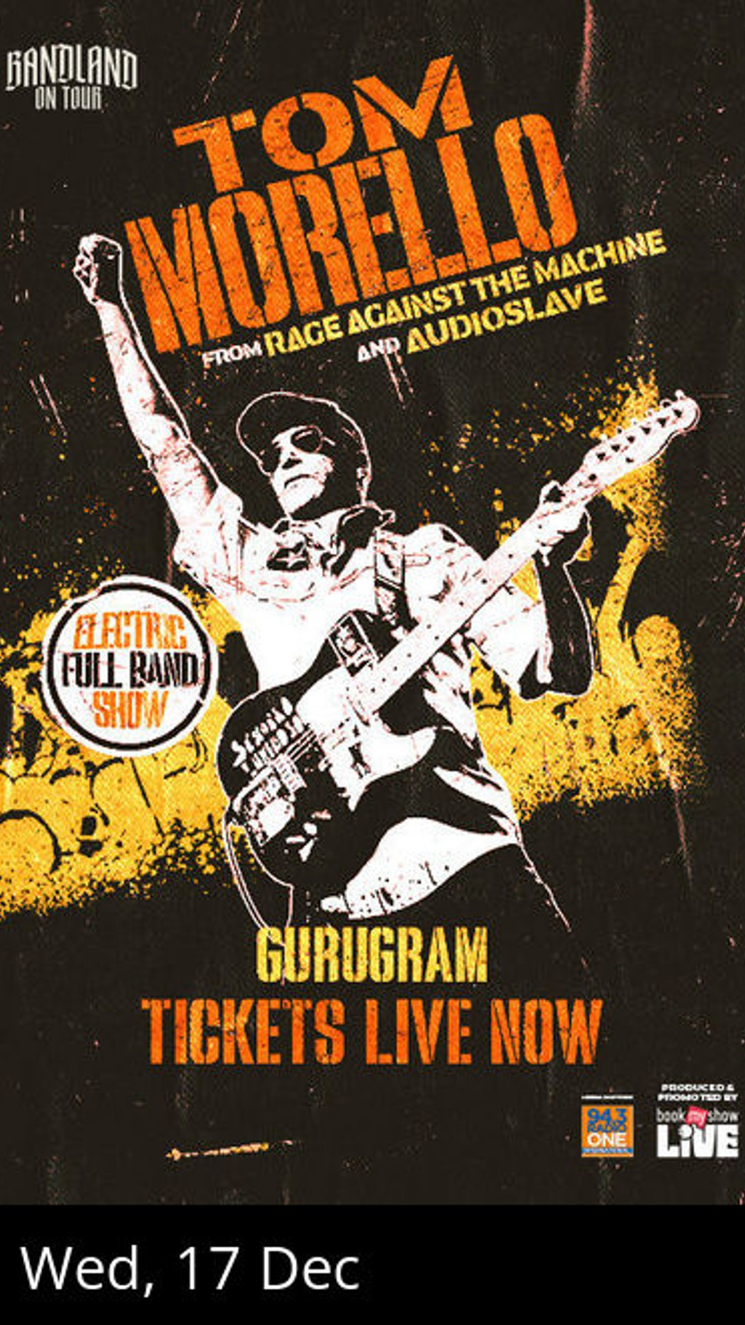 Tom Morello India Tour - Gurugram