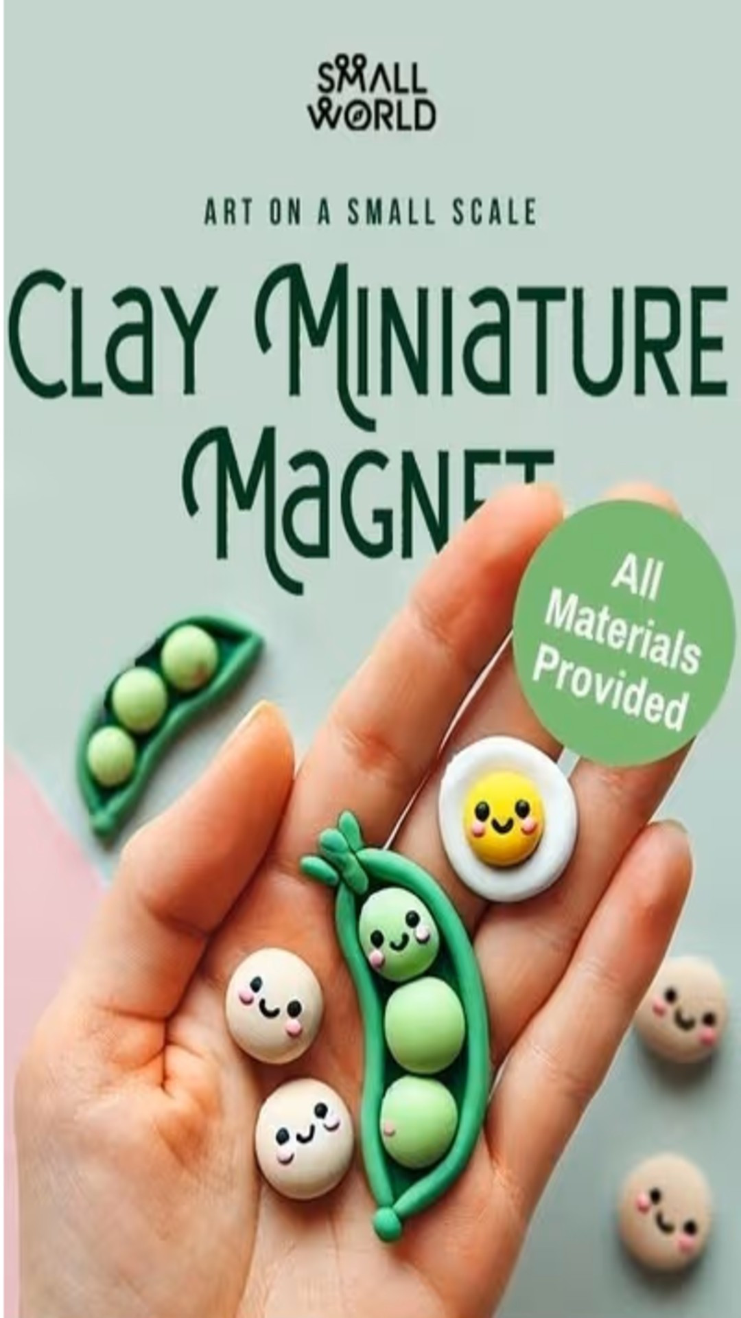 Clay miniature magnet