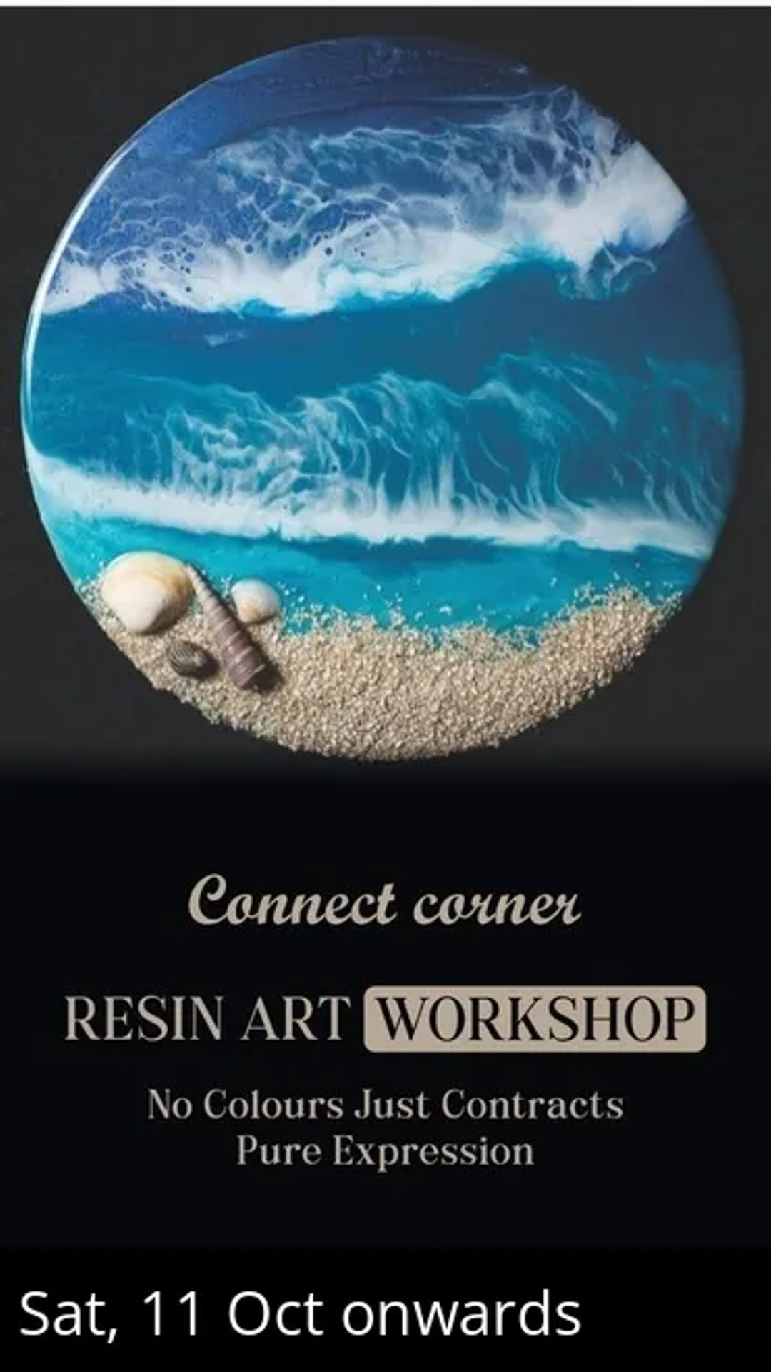 Connect Corner: Resin Art Workshop
