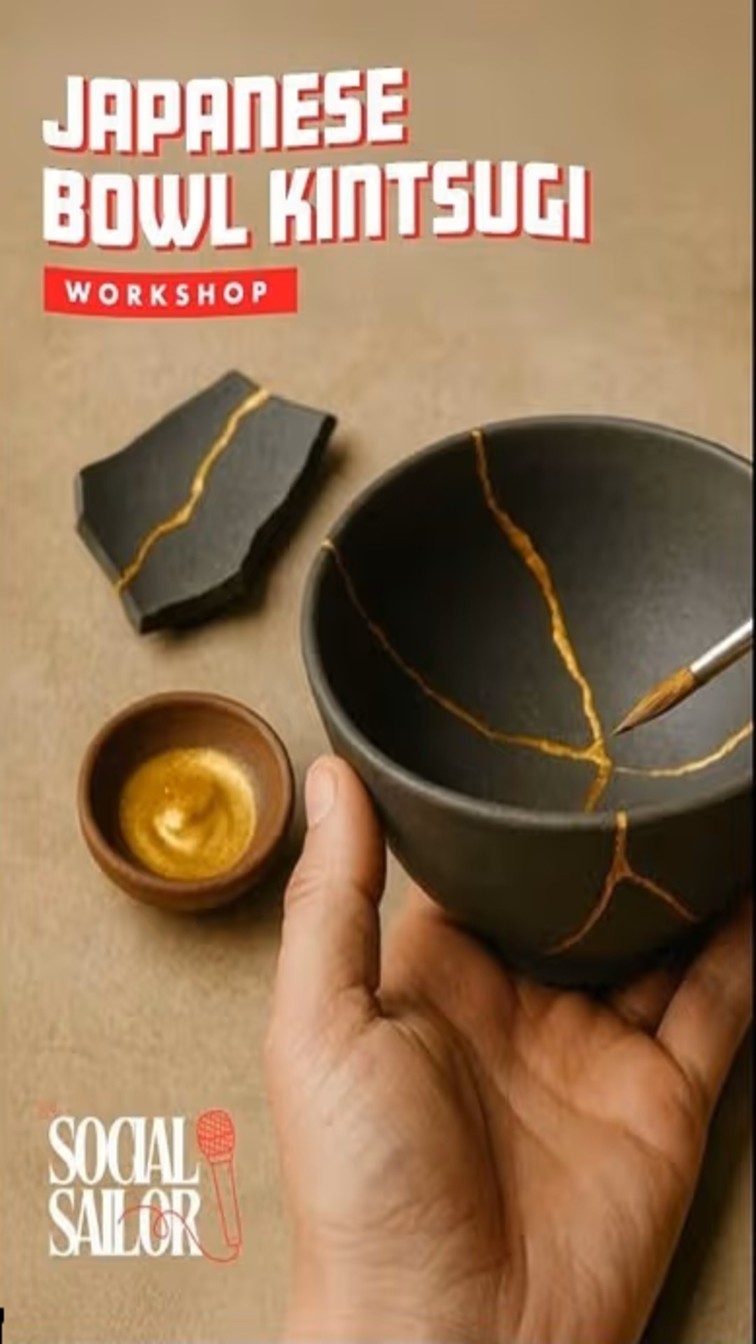 Japanese Bowl Kintsugi Mumbai