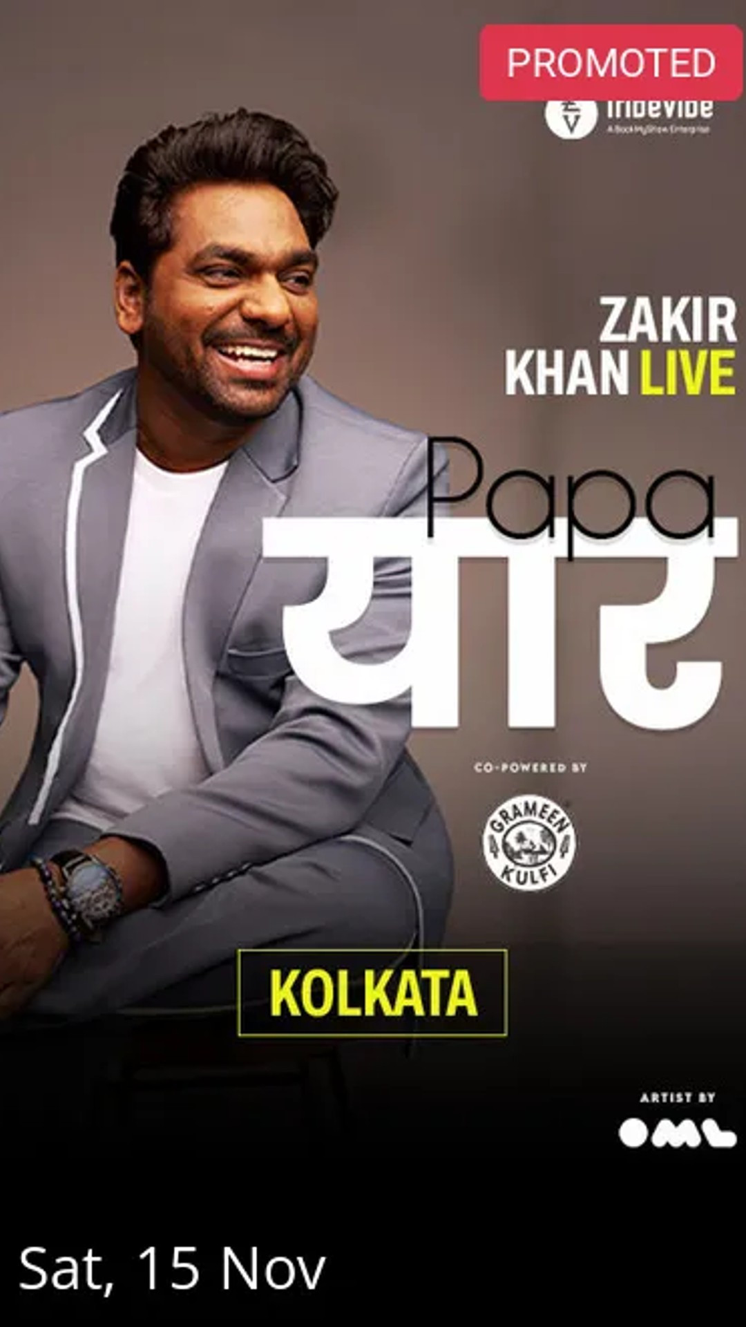 Papa Yaar by Zakir Khan - Kolkata