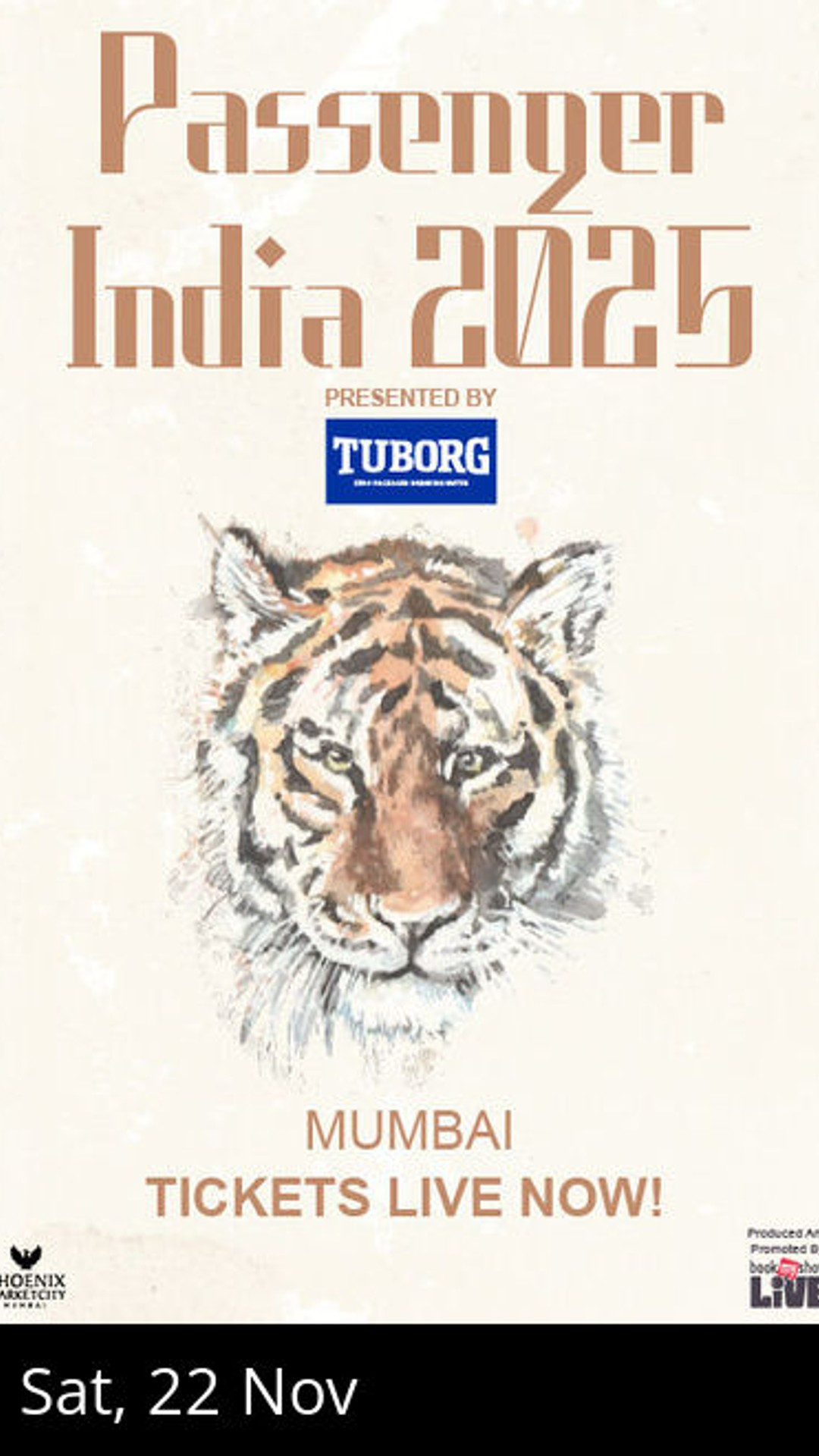 Passenger India Tour 2025 - Bengaluru