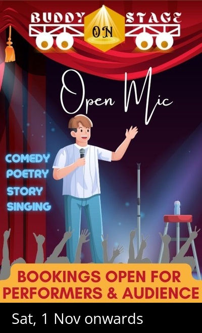 Open Mic - Comedy & Poetry.