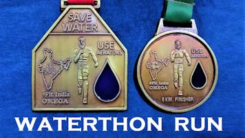 Waterthon Run - Get Medal By Courier
