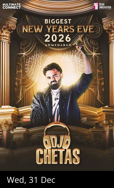 New Years Eve 2026 With DJ Chetas - Ahmedabad