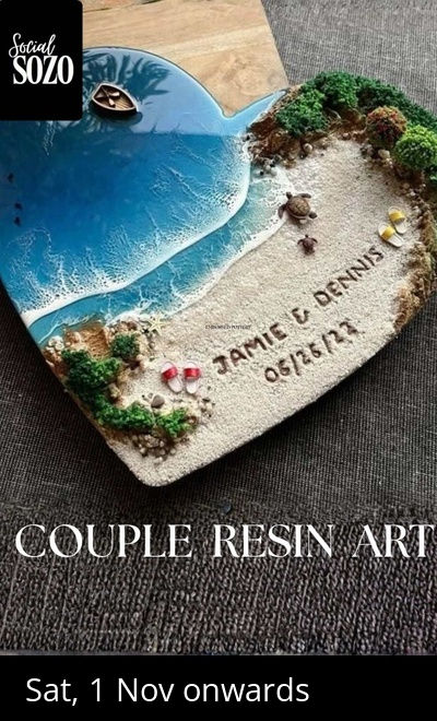 COUPLE RESIN ART