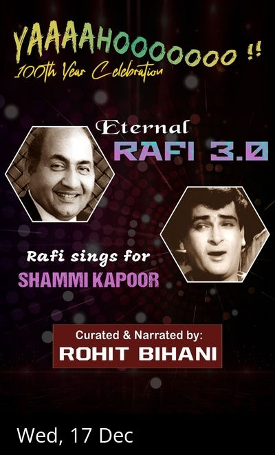 Eternal RAFI 3.0 - Rafi Sings for SHAMMI KAPOOR