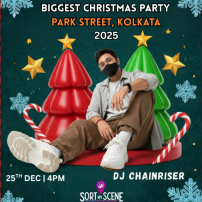 Biggest Christmas Party At Park Street, Kolkata 2025