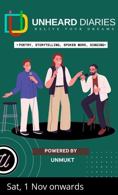 Poetry & Storytelling Open Mic - Unheard Diaries