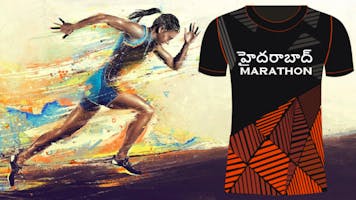 Hyderabad Virtual Marathon - Get T-Shirt by Courier