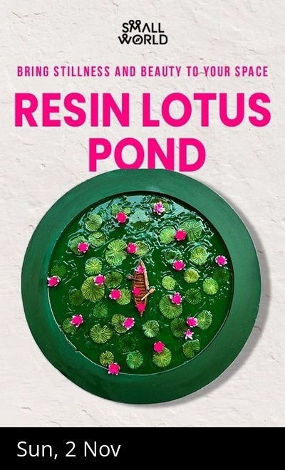 Resin Lotus Pond