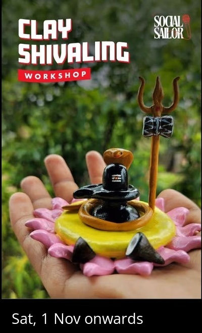 Clay Shivaling workshop - Kolkata
