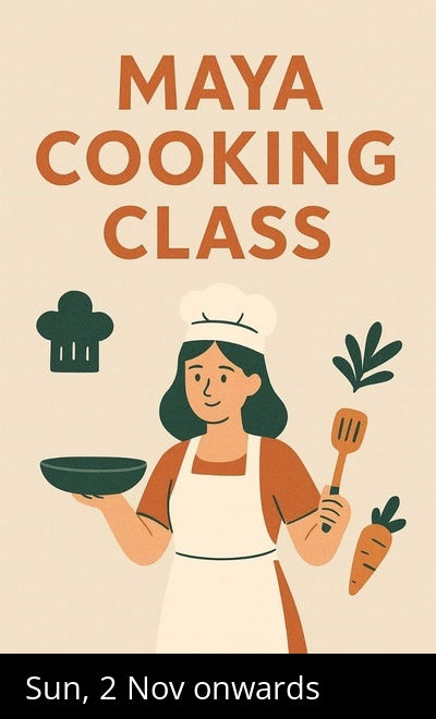 Maya cooking class