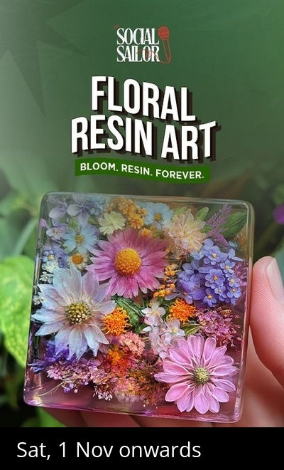 Floral Resin Art Date - Kolkata