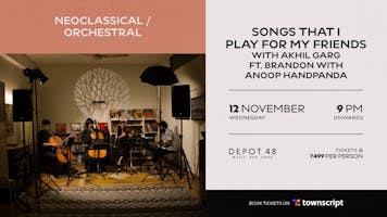 Songs that i play for my friends (with Akhil Garg) / ft. Brandon with Anoop Handpanda