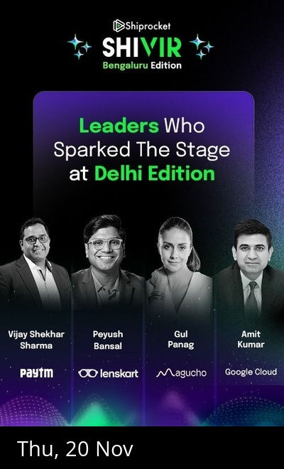 Shiprocket SHIVIR Bengaluru: AI Commerce Edition
