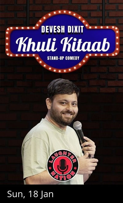 Khuli Kitaab - Standup  comedy by Devesh DIxit