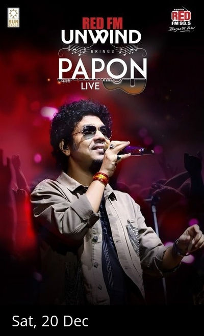 Red FM Unwind Papon Live Indore