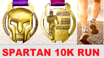 Spartan 10K Run - Get Unique Medal by Courier