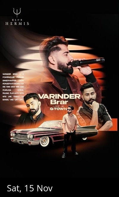 KLUB HERMIS PRESENT//VARINDER BRAR