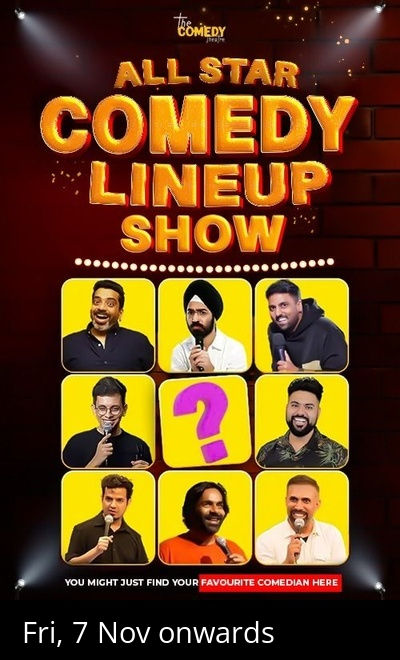 All Star Lineup- A Curated Stand up comedy show
